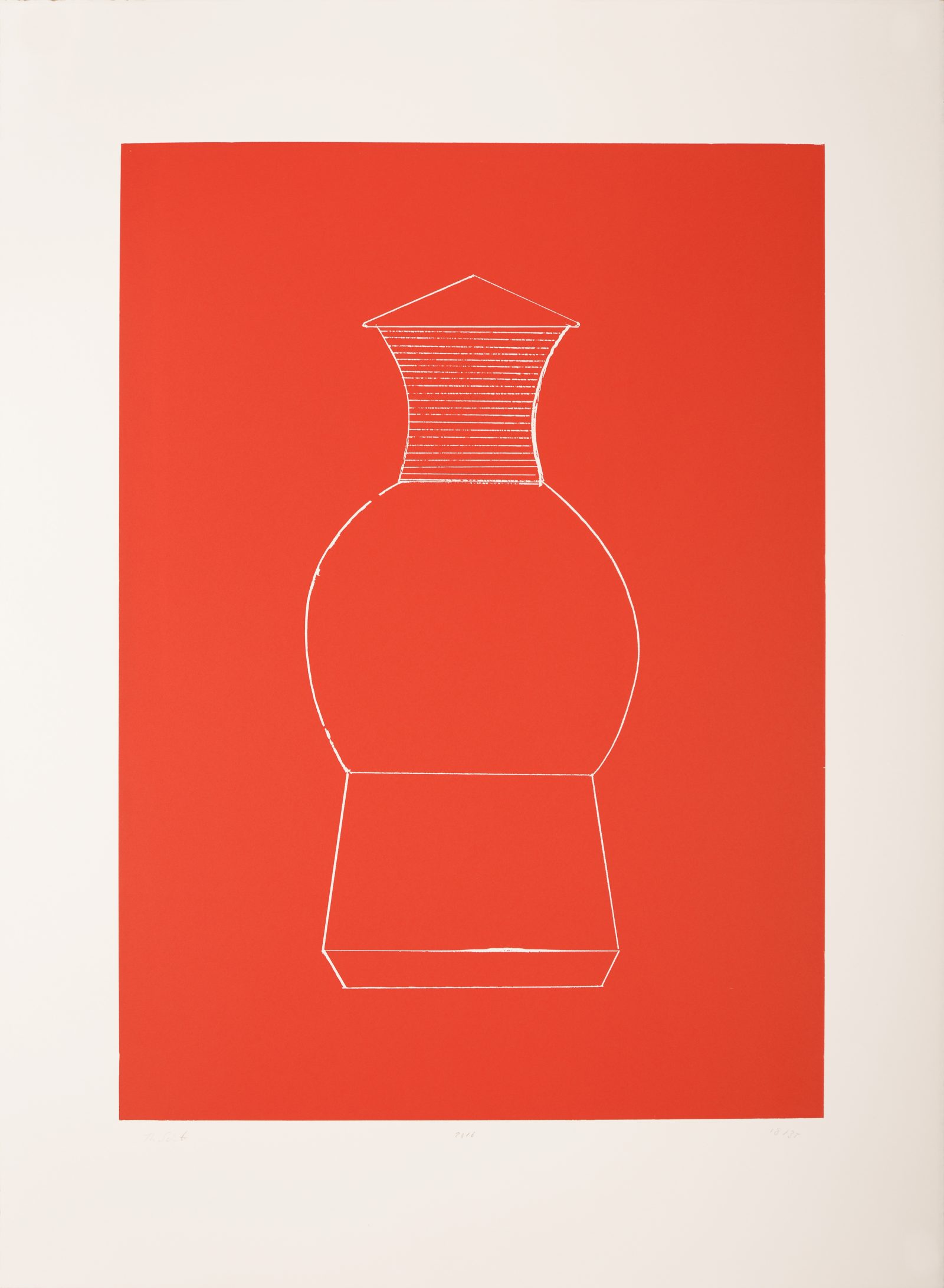 Thomas Schütte – Gartenzwerg (Rot)